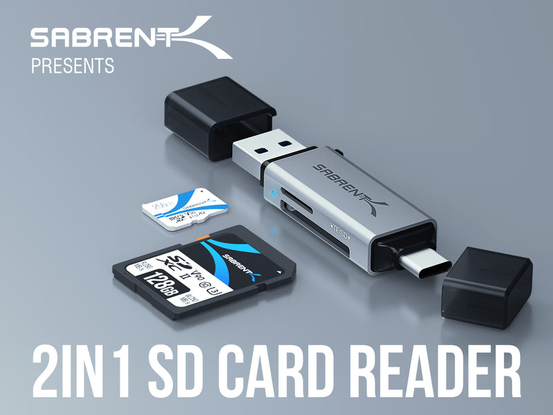 USB 3.0 and USB Type-C OTG Card Reader