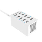 60 Watt (12 Amp) 10-Port Smart USB Rapid Charger