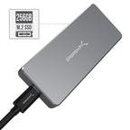 Sabrent Rocket Pro 256GB NVMe USB 3.1 External Aluminum SSD (SB-256-NVME)
