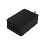 Quick Charge 3.0 [UL Certified] 30W 3-Port Wall USB Rapid Charger