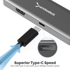 USB Type-C Hub with HDMI and 2 USB 3.0 Ports
