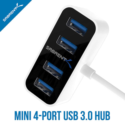 4 Port Mini USB 3.0 Hub