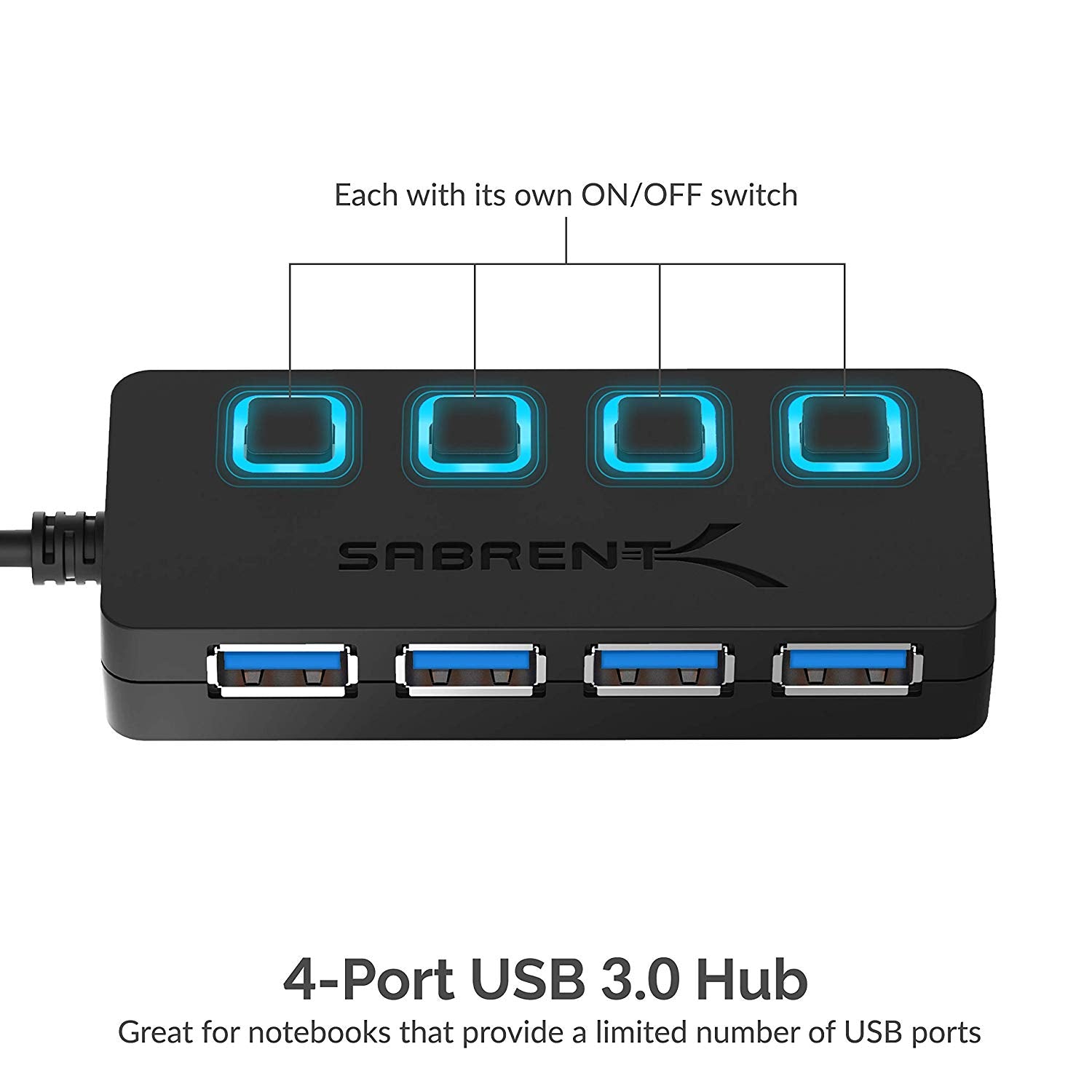 4-Port USB 3.0 Hub
