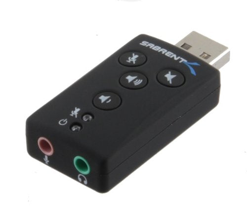 USB 2.0 External 2.1 Surround Sound Adapter