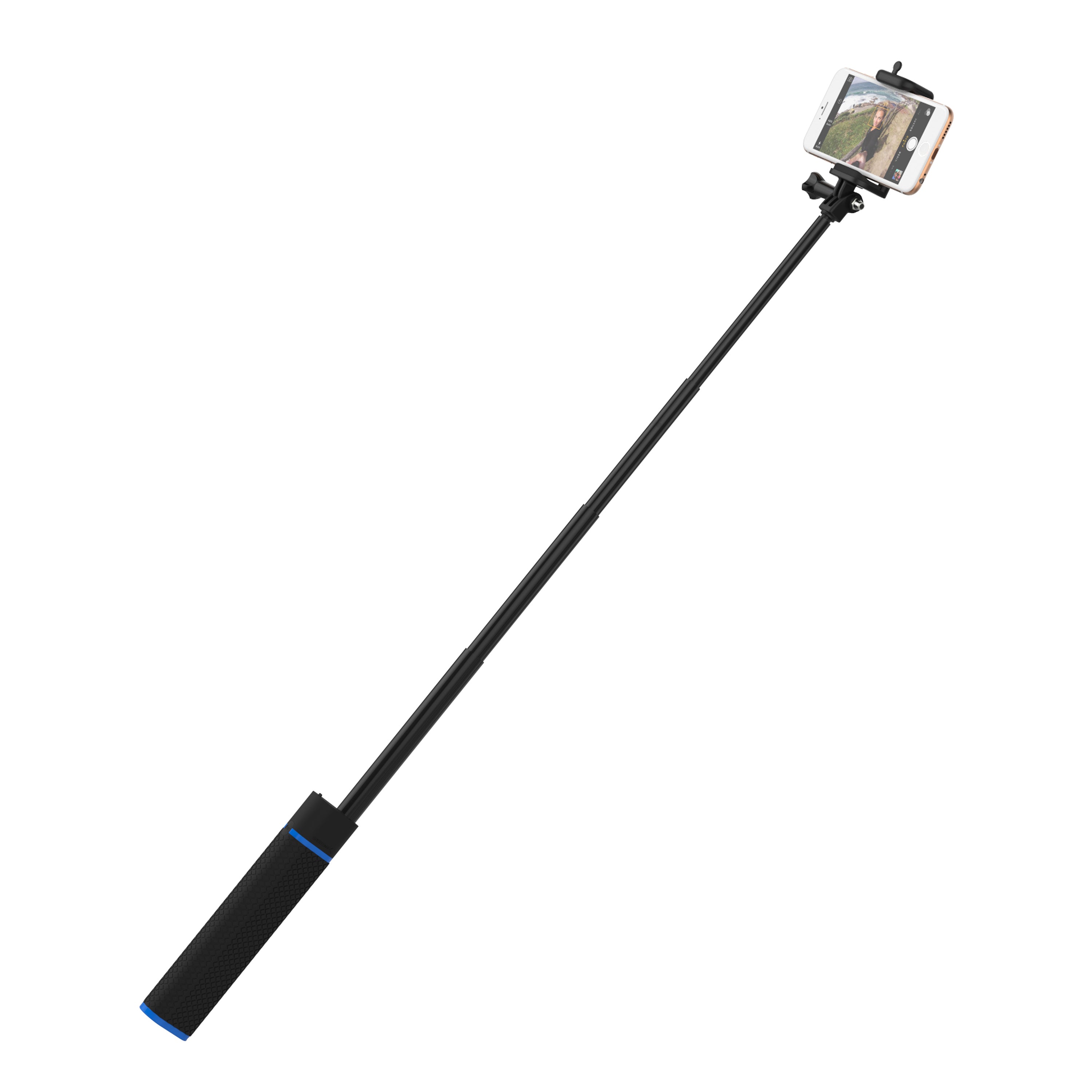 Bluetooth Selfie Stick with built-in 5200mAh battery Charger