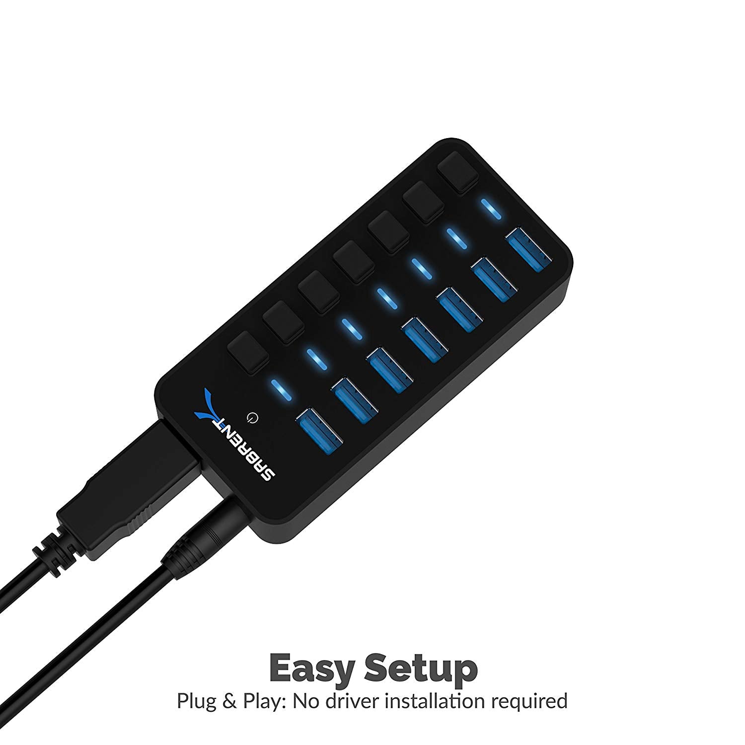 USB 3.0 Hub With Power Switches