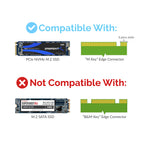 NVMe M.2 SSD to PCIe X16/X8/X4 Card
