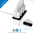 4 Port Mini USB 3.0 Hub