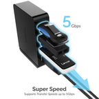 7 Port USB 3.0 HUB + 2 Charging Ports