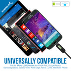 Micro USB cable with Voltage and Ampere Monitor (6 FT)
