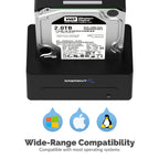 USB 3.1 Type-C 2.5"-3.5" HDD Docking Station