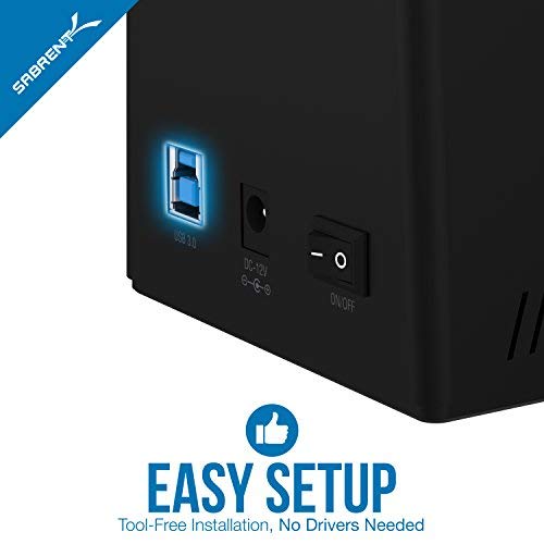 thumbnail image 2 of SABRENT USB 3.0 To SATA External Hard Drive Lay Flat... 2 of 9