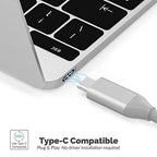 8-in-1 USB Type-C Hub with HDMI(4K) Output, 3 USB 3.0 Ports, 1 USB 2.0 Port, SD/MicroSD Multi-Card Reader