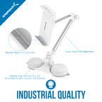 Adjustable Stand Suction Cups Holder for iPad and Tablets up to 8"