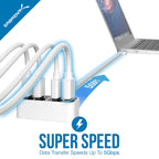 4 Port Mini USB 3.0 Hub
