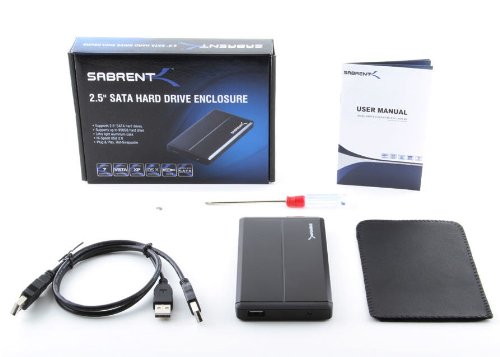 2.5-Inch SATA to USB 2.0 External Hard Drive Enclosure