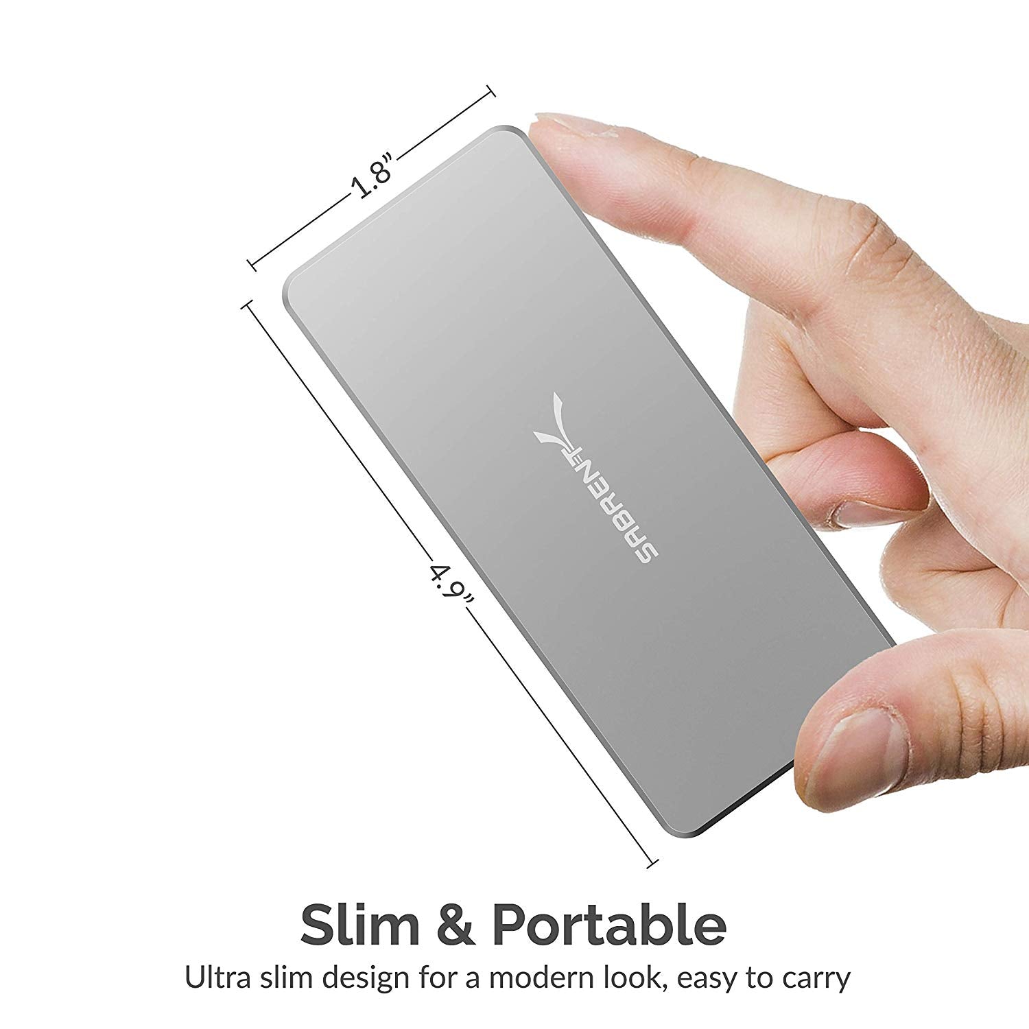 Sabrent Rocket Pro 1TB NVMe USB 3.1 External Aluminum SSD (SB-1TB-NVME)
