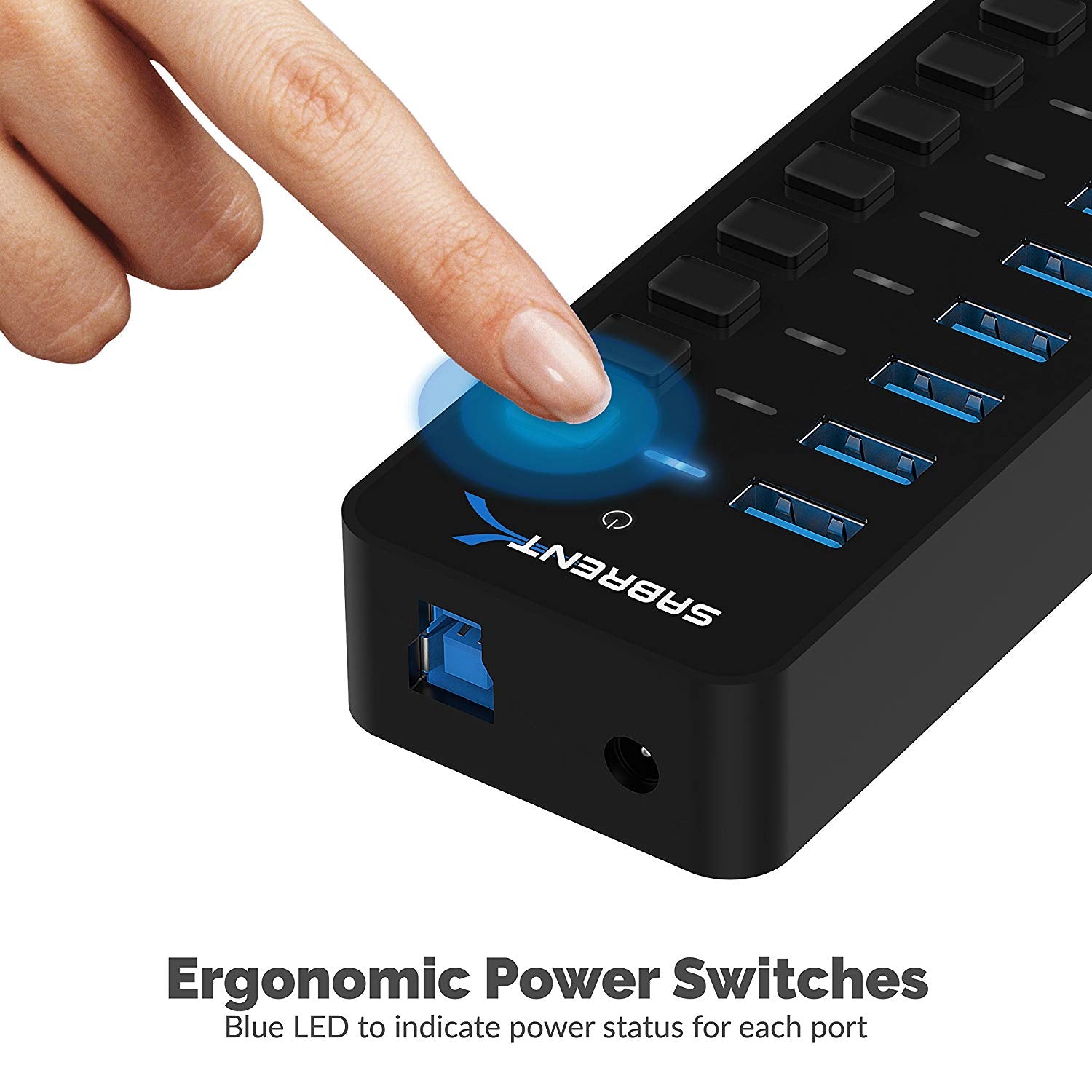 USB 3.0 Hub With Power Switches