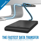 3-Port USB 3.0 Hub with Card Reader