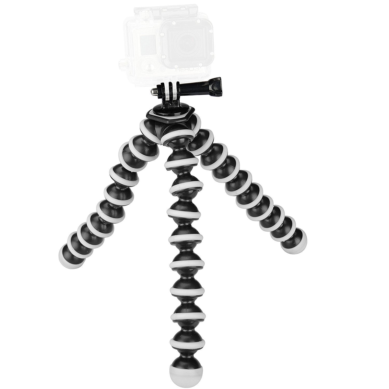 Flexible Tripod For Standard Tripod Mount (GoPro Mount Adapter