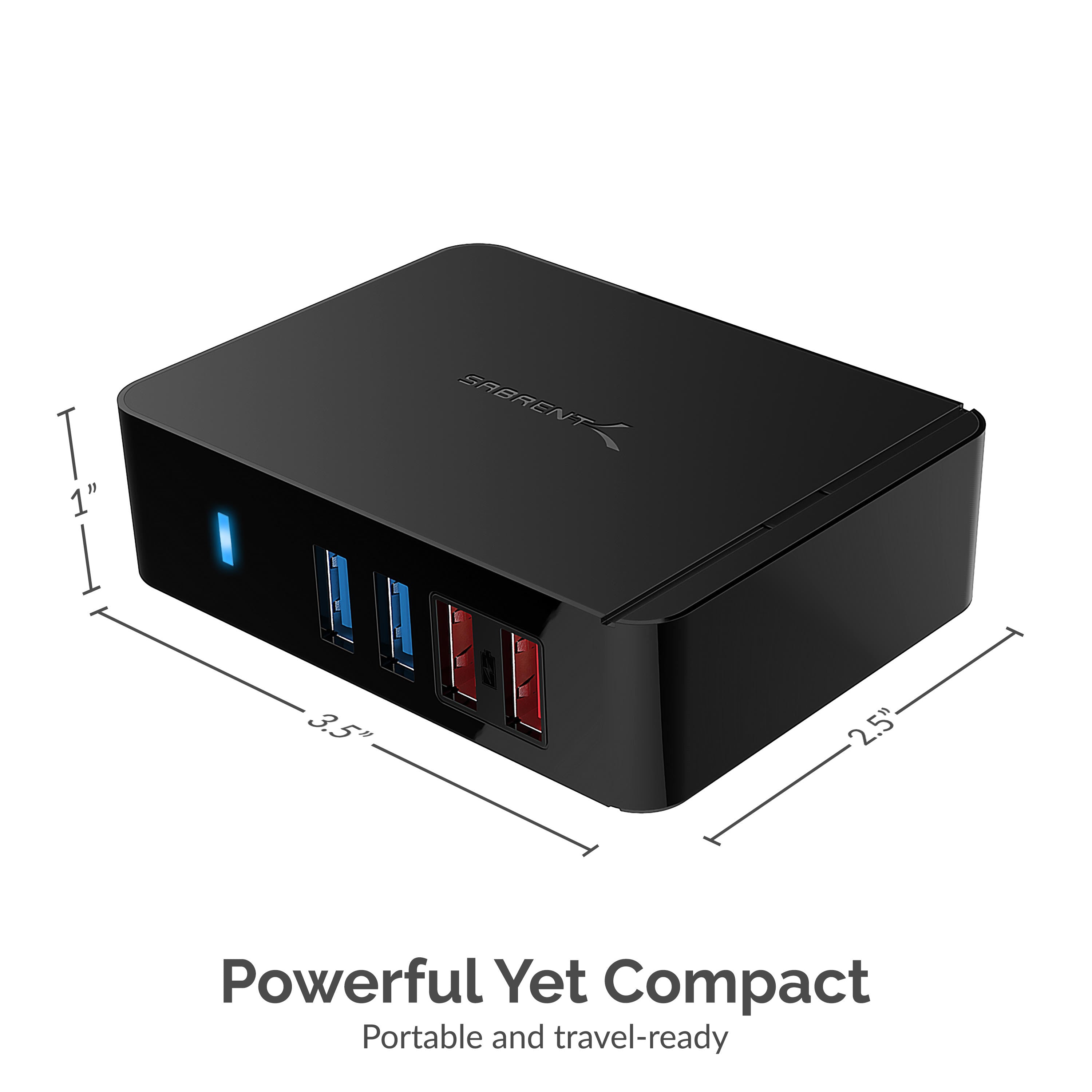 7 Port USB 3.0 HUB + 2 Charging Ports