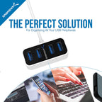 4 Port Mini USB 3.0 Hub