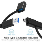 Sabrent Rocket Pro 1TB NVMe USB 3.1 External Aluminum SSD (SB-1TB-NVME)