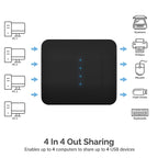 4-Way USB 2.0 Sharing Switch