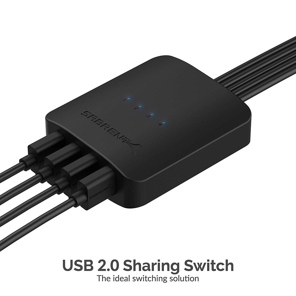 4-Way USB 2.0 Sharing Switch
