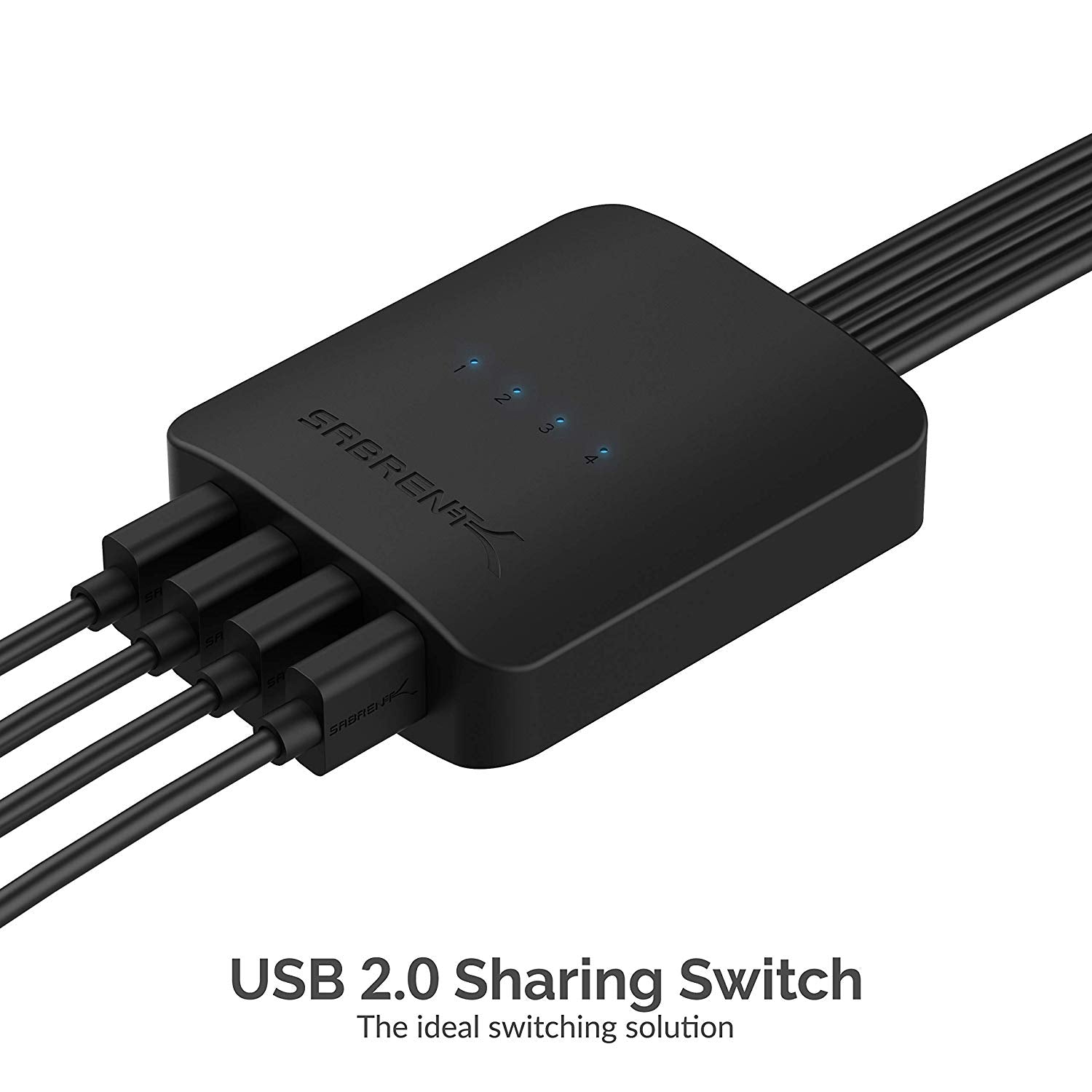 4-Way USB 2.0 Sharing Switch - Sabrent
