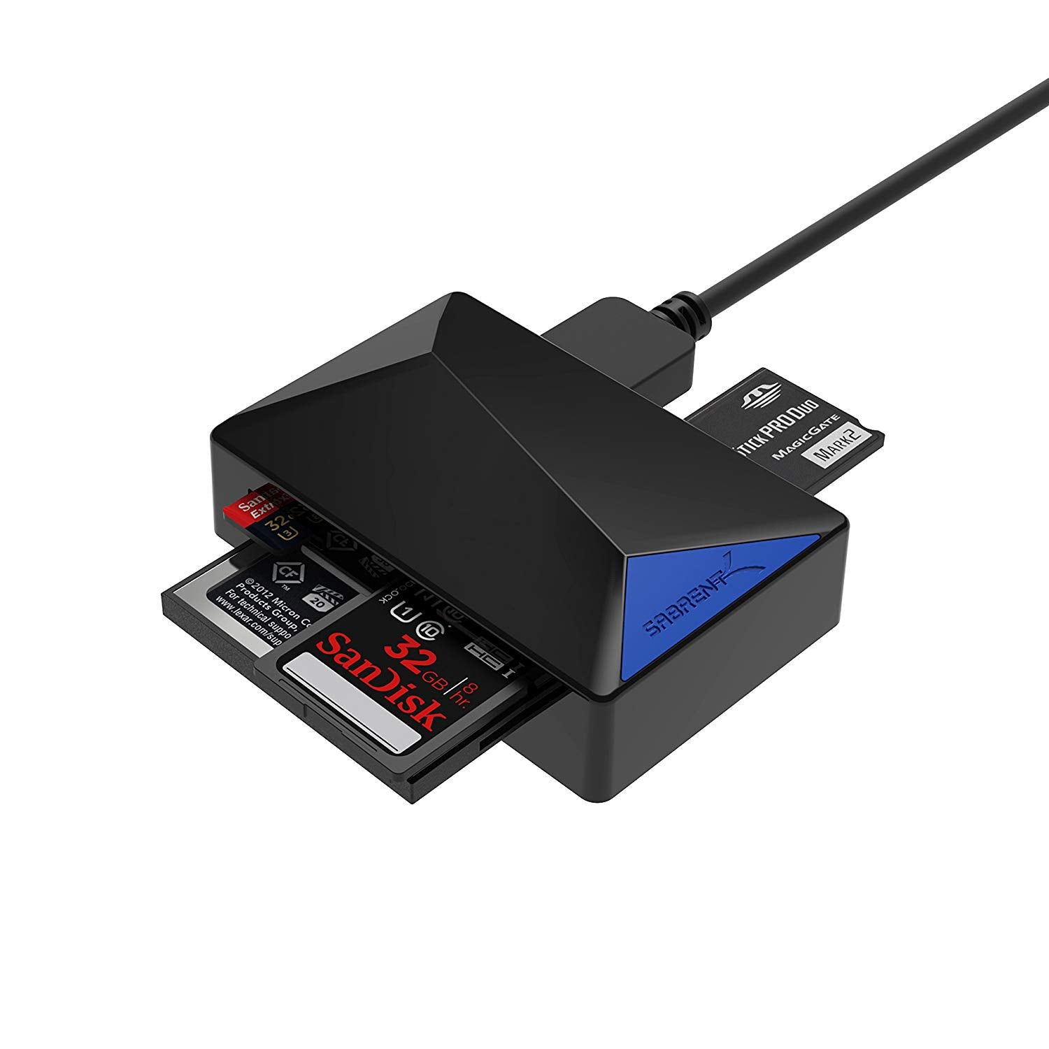 4 Slot USB 3.0 Super Speed Memory Card Reader – Sabrent