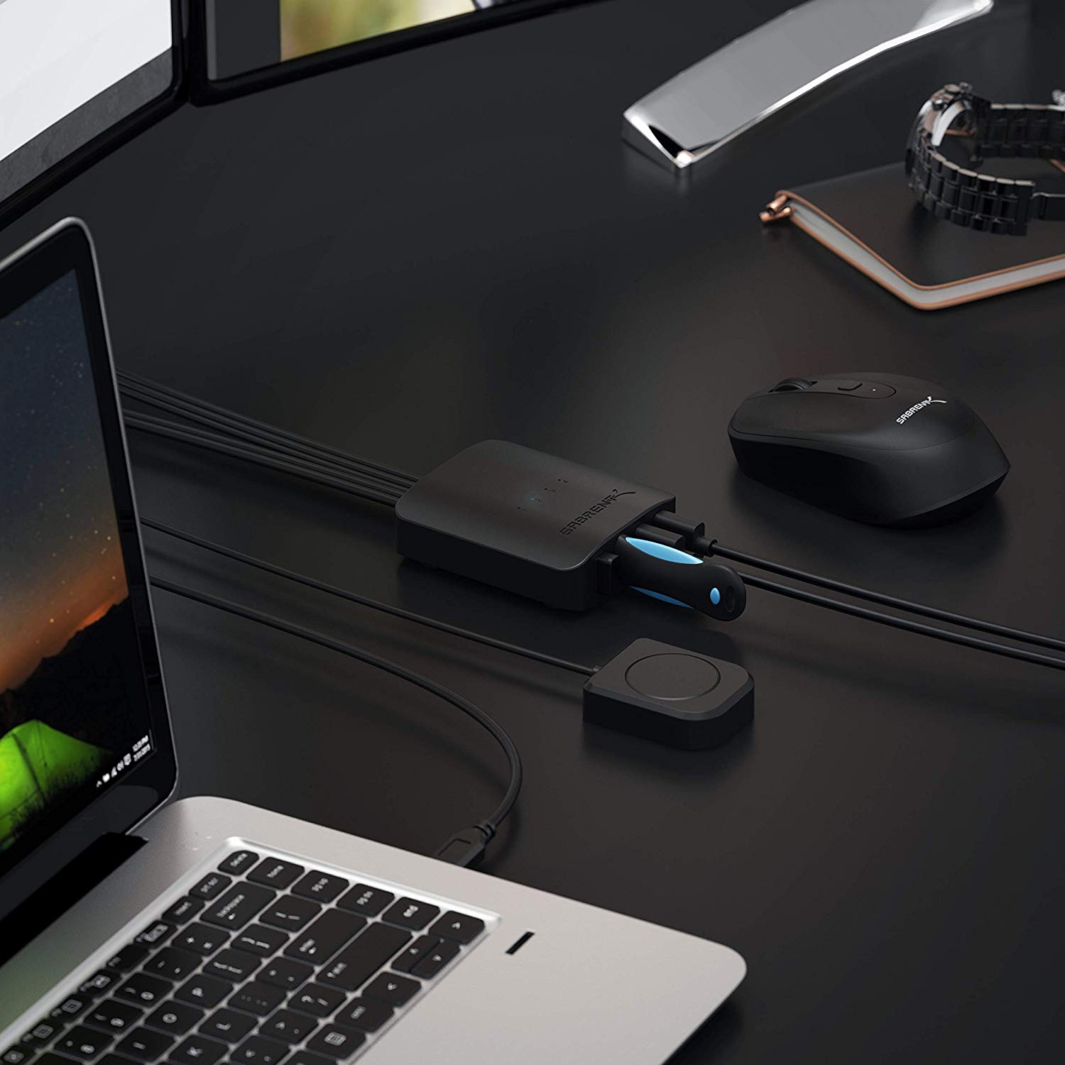 Usb Four Way 4-Way USB 2.0 Sharing Switch - Sabrent