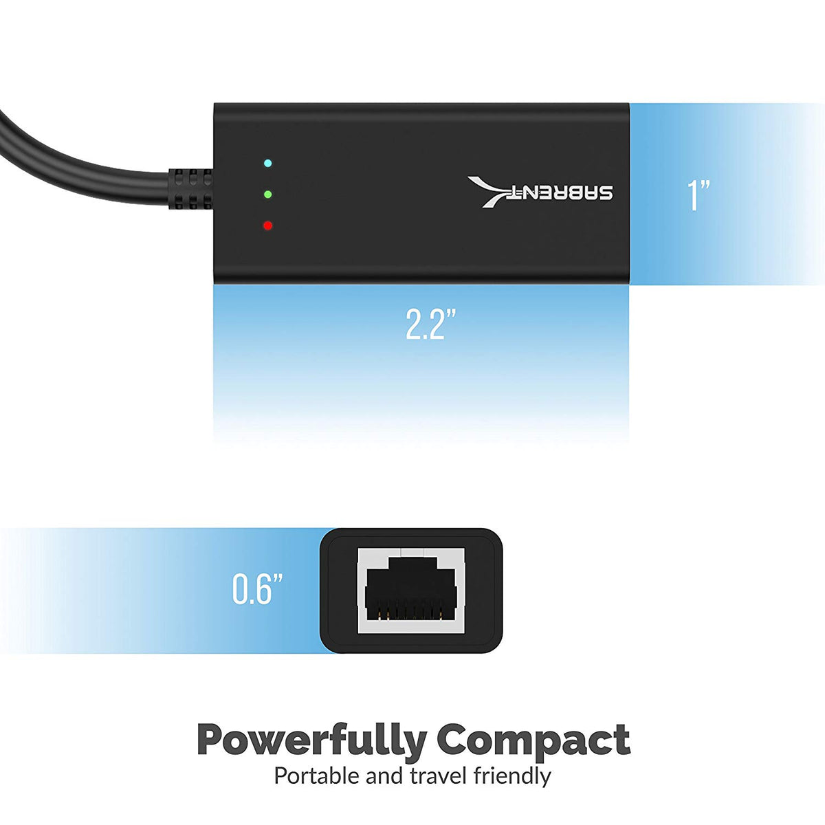 USB Type-C to Gigabit Ethernet Adapter 10/100/1000 Mbps