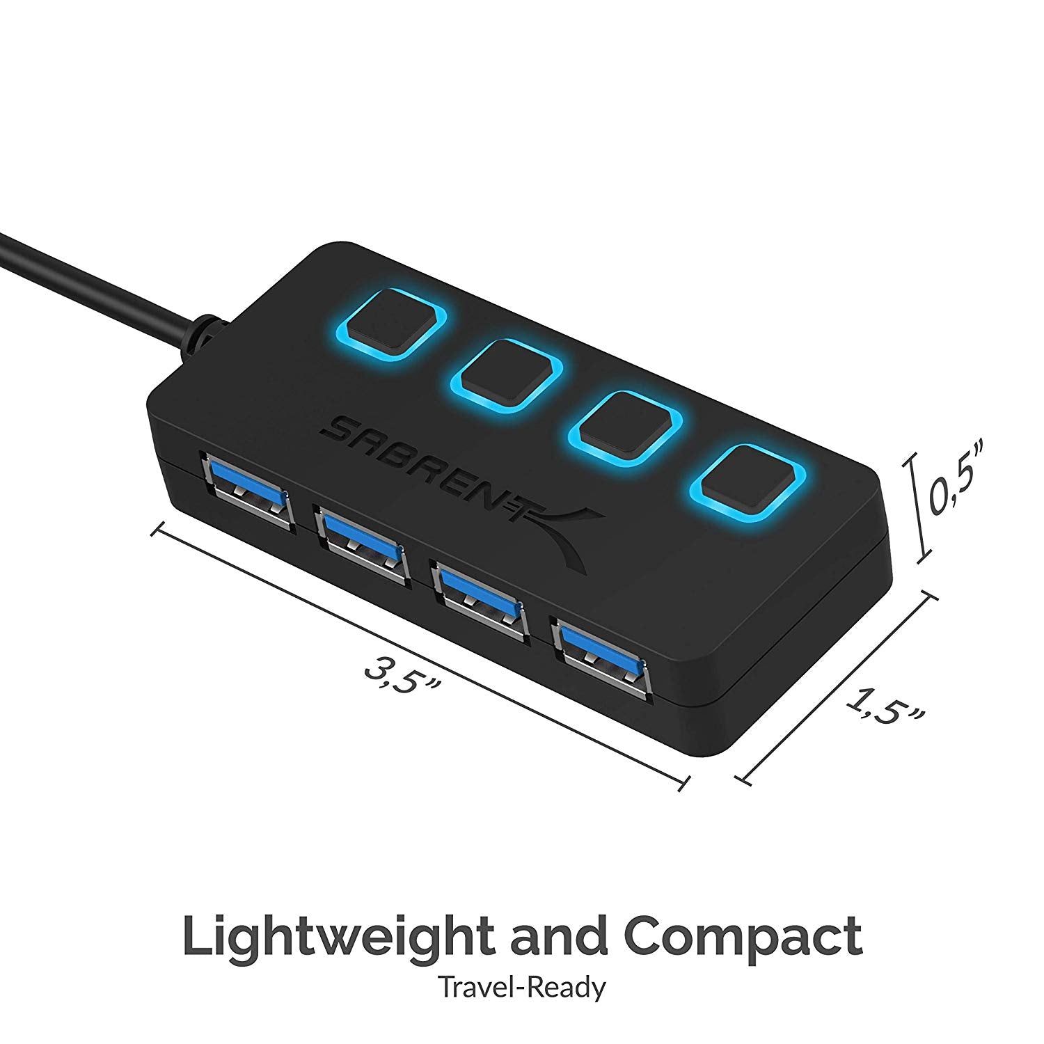 4-Port USB 3.0 Hub - Sabrent