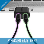 USB External Stereo 3D Sound Adapter | Black