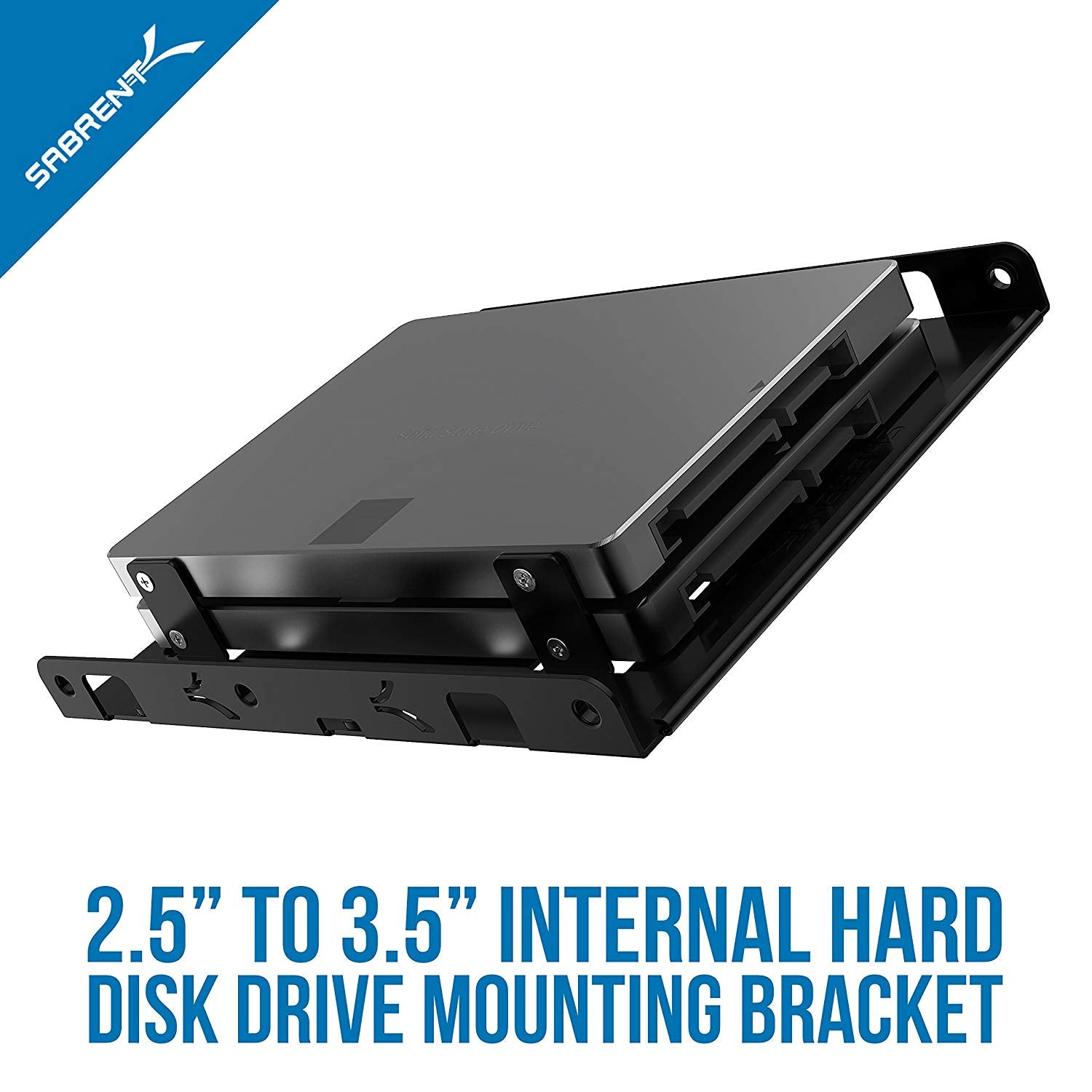 At interagere skuffe afbrudt 3.5-Inch to x2 SSD / 2.5-Inch Internal Hard Drive Mounting Kit - Sabrent