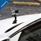 Mini Suction Cup for Standard Tripod Mount (GoPro Mount Adapter Included)
