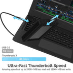 Sabrent Rocket XTRM 2TB Thunderbolt 3 External NVMe SSD with Bumper Guard (TH-P2TB)