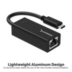 USB Type-C to Gigabit Ethernet Adapter 10/100/1000 Mbps