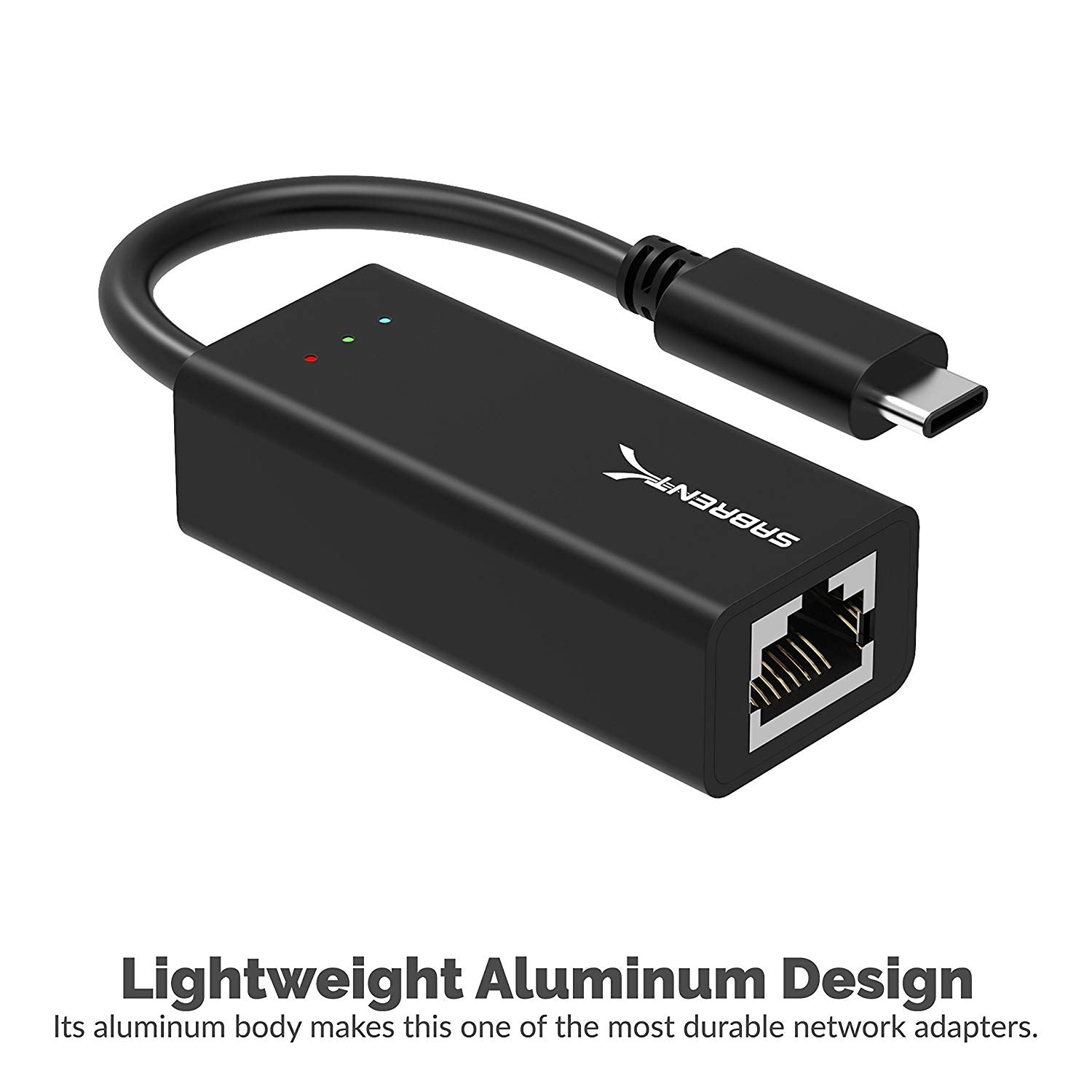 USB Type-C to Gigabit Ethernet Adapter 10/100/1000 Mbps