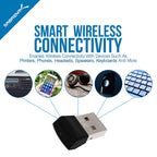USB Bluetooth 4.0 Micro Adapter for PC [v4.0 Class 2 with Low Energy Technology]