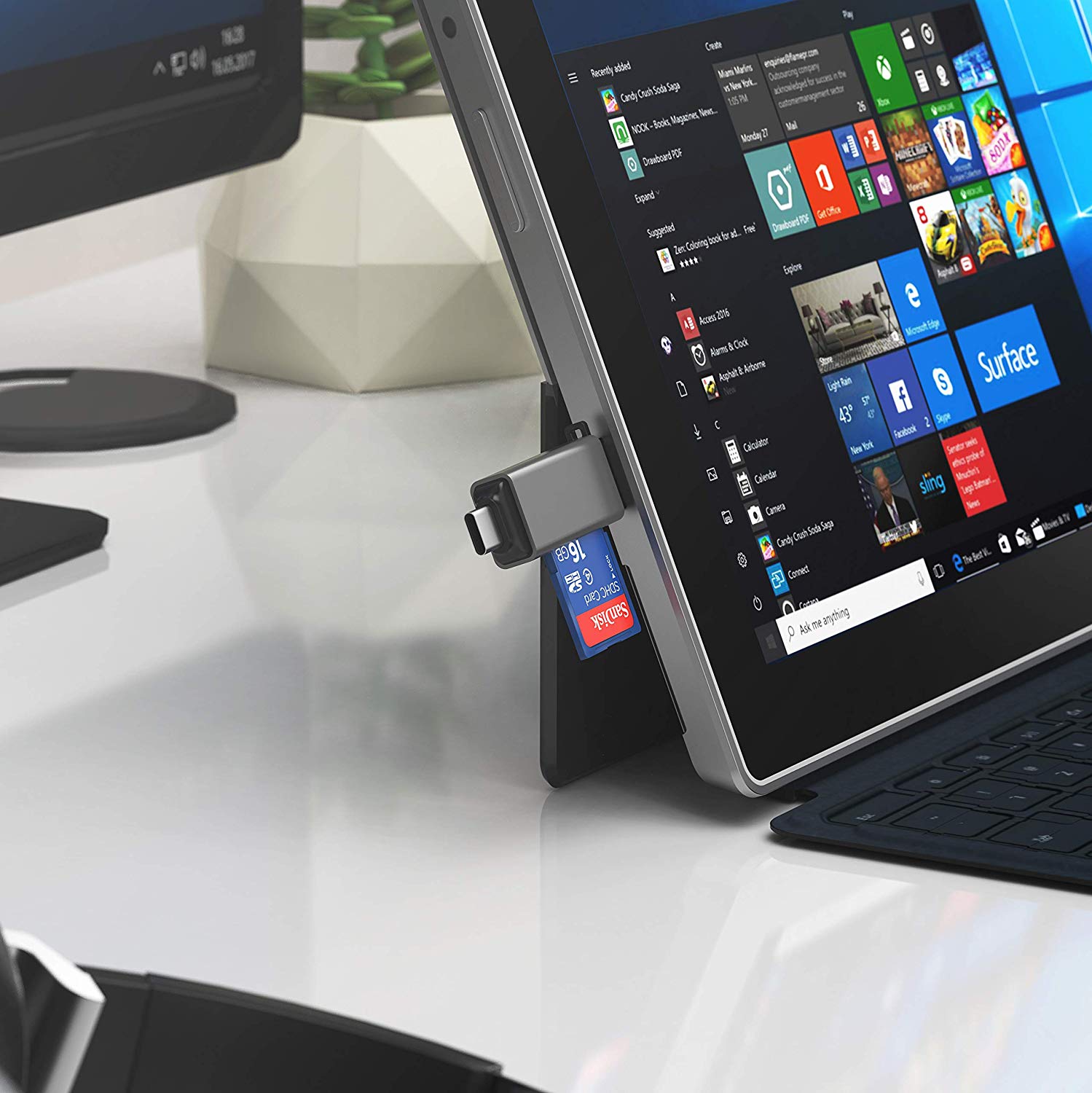 USB 3.0 and USB Type-C OTG Card Reader