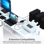 4-Way USB 2.0 Sharing Switch