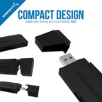 2-Slot Type-C OTG and USB 3.0 Flash Memory Card Reader