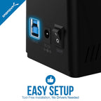 USB 3.0 to SATA Docking Station for 2.5" or 3.5"' HDD/SSD