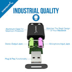 USB Aluminum External Stereo Sound Adapter
