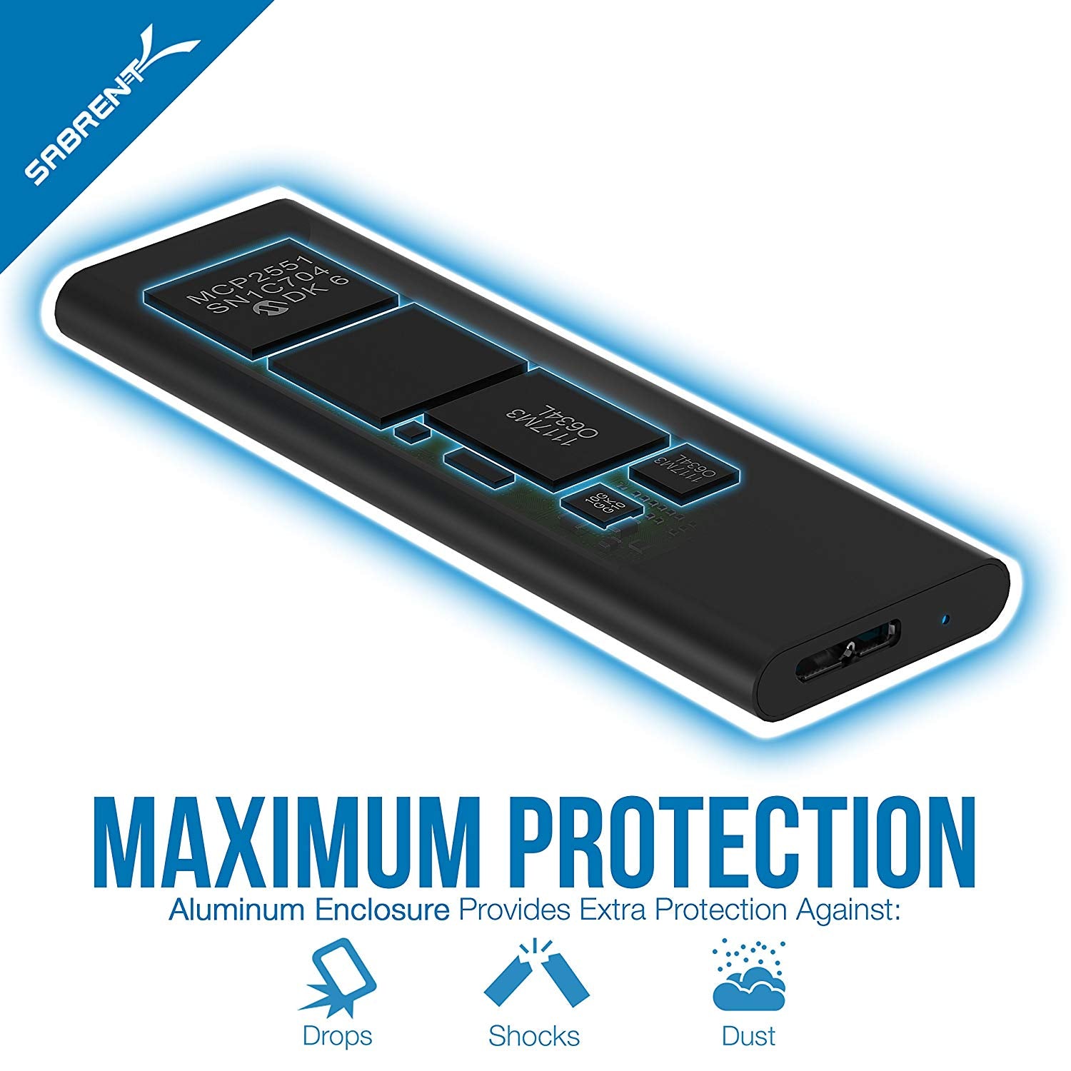 M.2 SSD [NGFF] to USB 3.0 Aluminum Enclosure