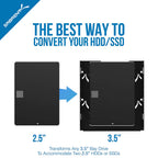 3.5-Inch to x2 SSD / 2.5-Inch Internal Hard Drive Mounting Kit
