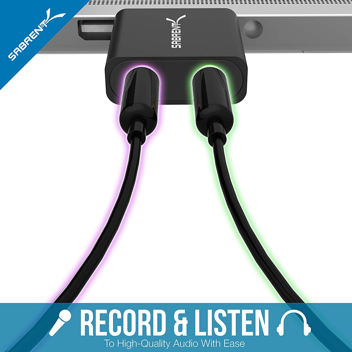 USB Aluminum External Stereo Sound Adapter