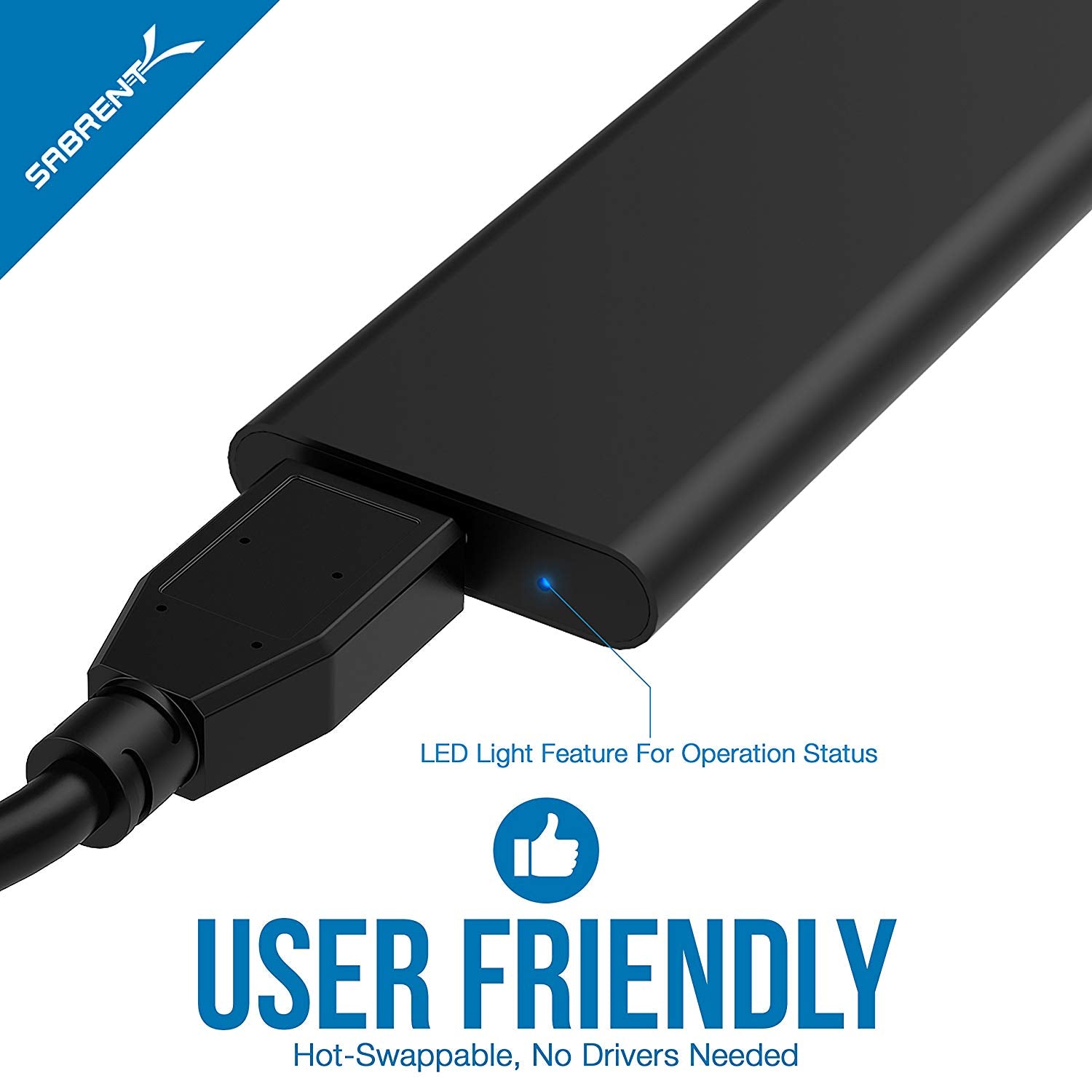 M.2 SSD [NGFF] to USB 3.0 Aluminum Enclosure